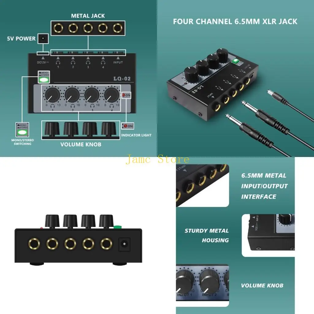 LX0B 4 Channel Mixe…