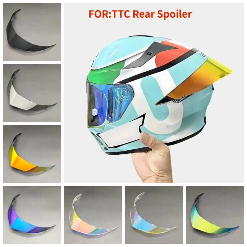 Fit For TT Course Helmet Rear Spoiler, Motorcycle Helmet Decoration Replacement Accessories