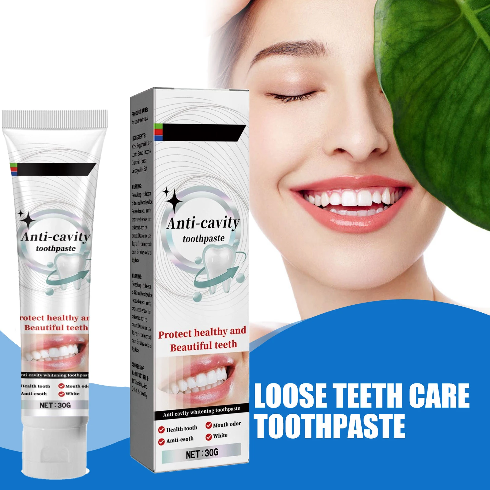 Use natural plant extracts to repair tooth decay, whiten teeth, and remove tooth decay