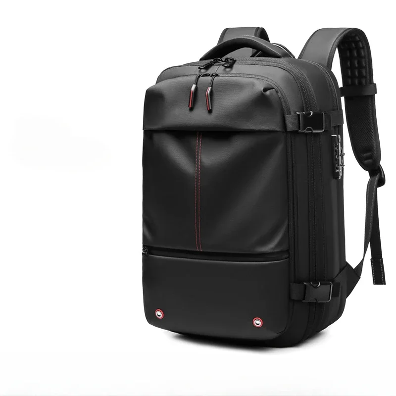 Men Travel Backpack Large Capacity Multifunctional Business Computer Bag Vacuum Compression Backpack Expand Outdoor Backpack