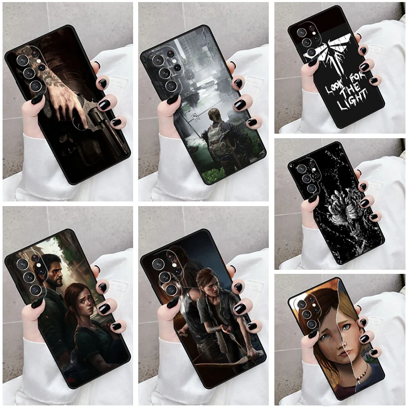 Phone Case For Samsung Galaxy S24 S23 S21fe S22 Ultra Plus Note 10 20 S8 S9 S10 Cover The Last of us Ellie Tattoo