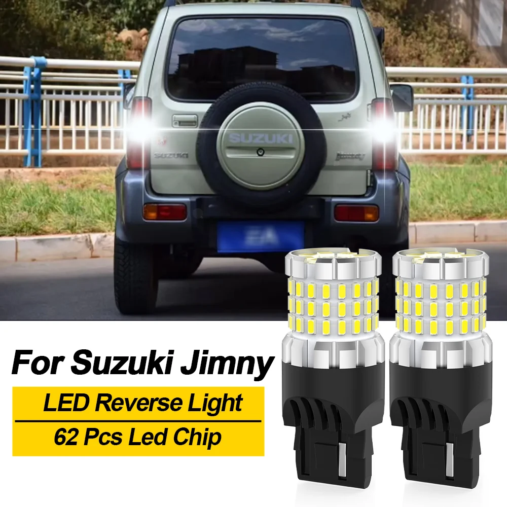 

BMTxms 2pcs LED Backup Light Blub Reverse Lamp W21W 7440 T20 Canbus No Error For Suzuki Jimny 1998-2017 SX4 2006-2010 Vitara 12V