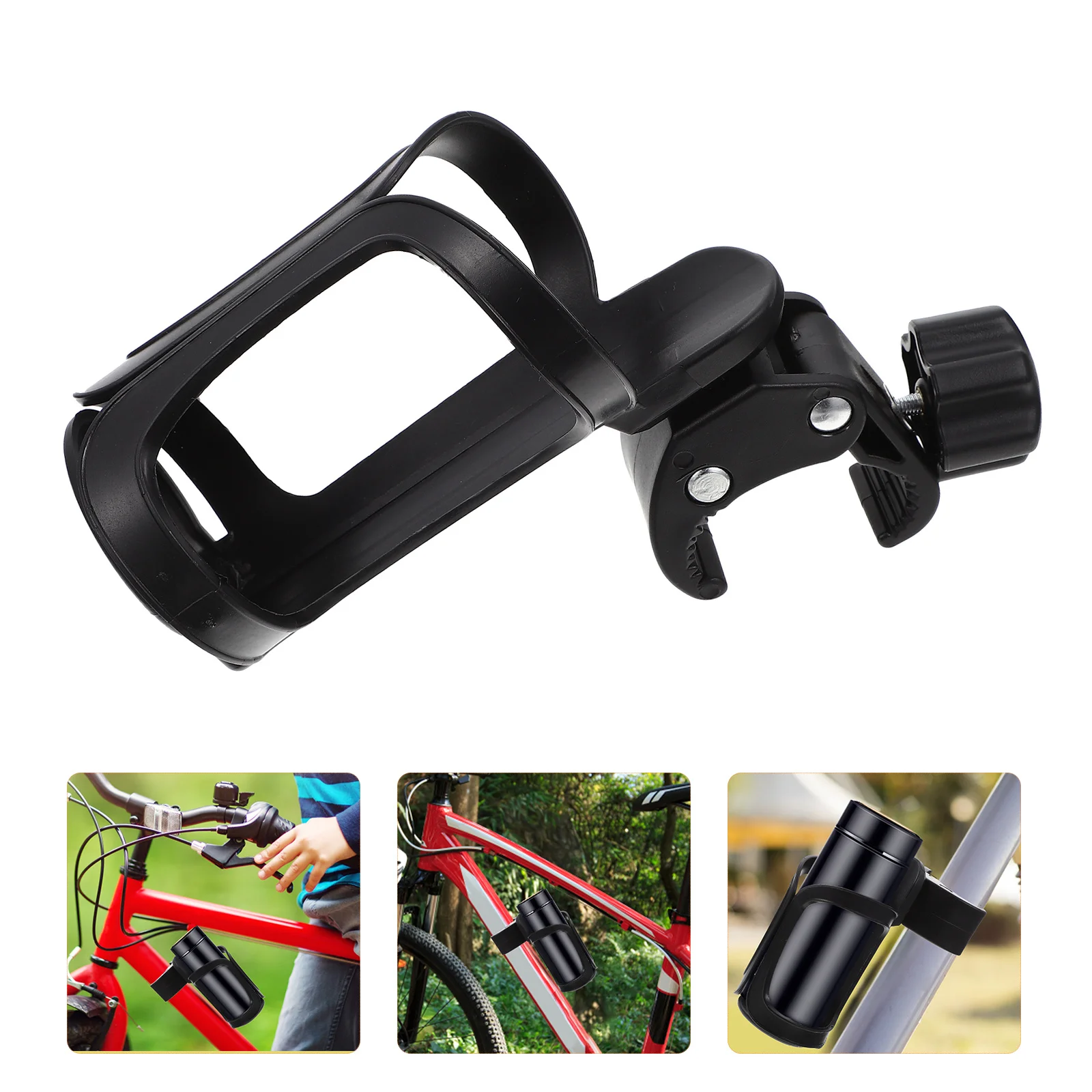 

Water Bottle Rack Bike Plastic Tough Bottle Holder Durable Design for Mountain Cycling Outdoor Ride Storage Bracket
