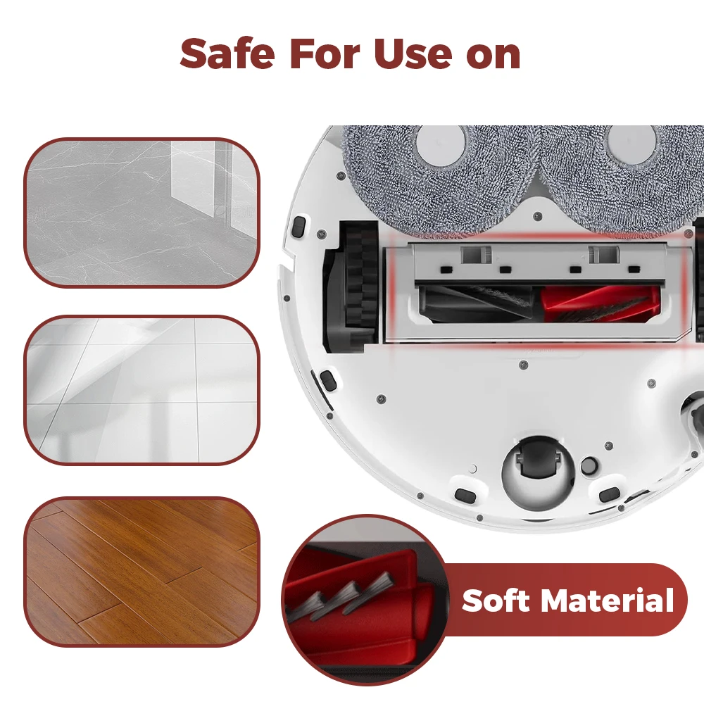 ل Roborock Qrevo 5AE/Curv/CurvC/Curv S5X 5A1 5XC/Edge/EdgeC/Edge S5A 5V1 فراغ جزء الجانب الرئيسي فرشاة تصفية ممسحة حقيبة ملحق