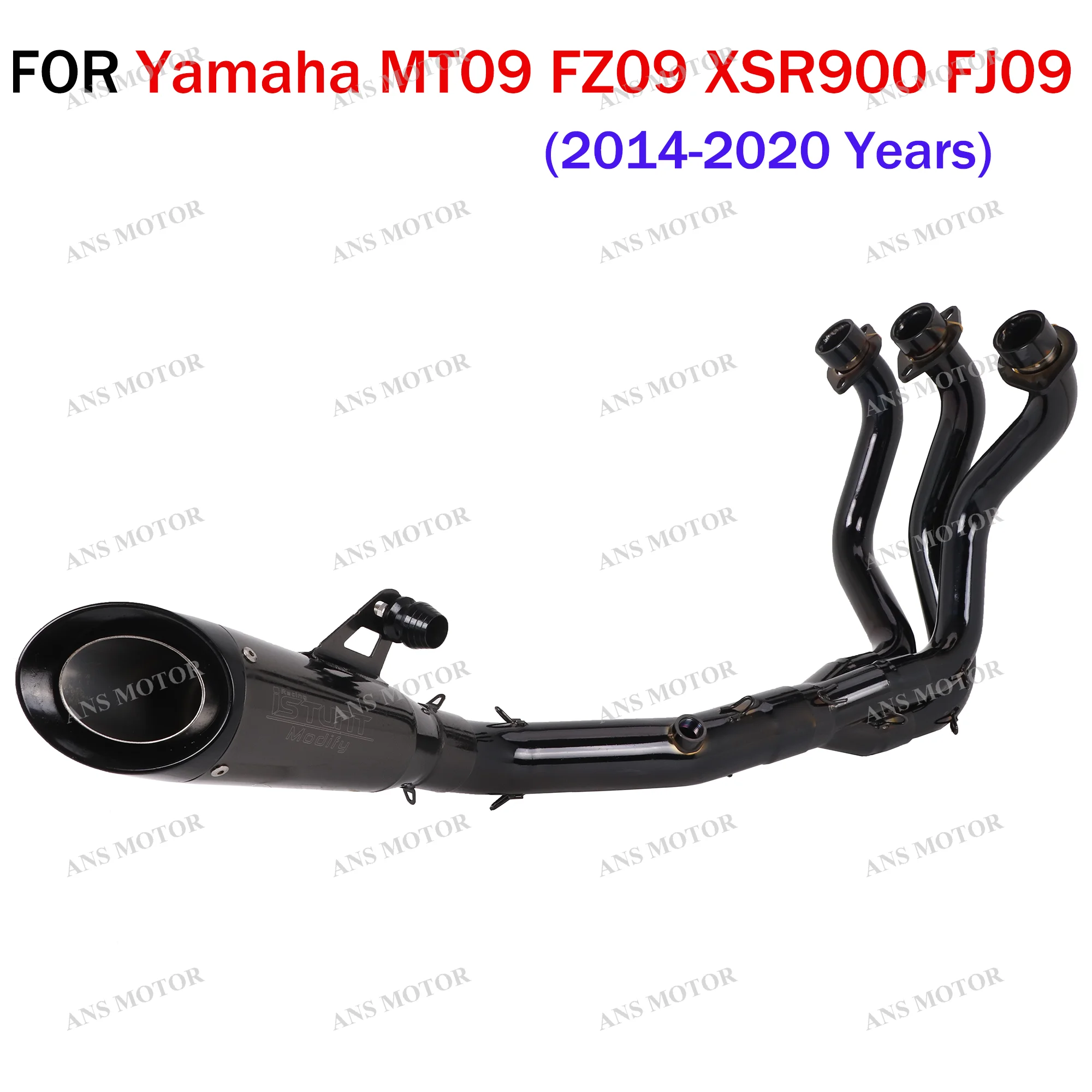 

Slip on For Yamaha MT09 FZ09 XSR900 FJ09 Motorcycle Exhaust Full System Escape Exhaust Muffler