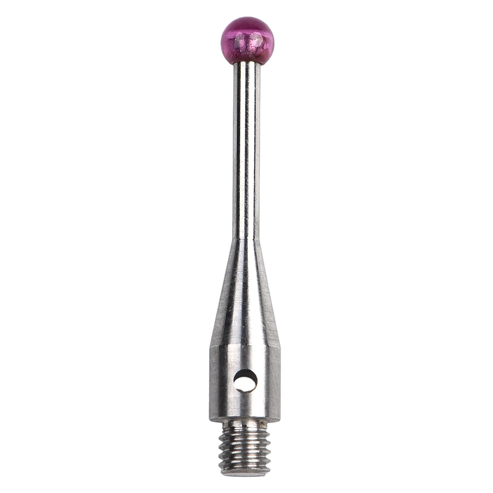 CMM Probe Styli Designed for M3 Thread Featuring a Solid Stainless Steel Construction at 21mm Long and a 3mm Ball A50003553