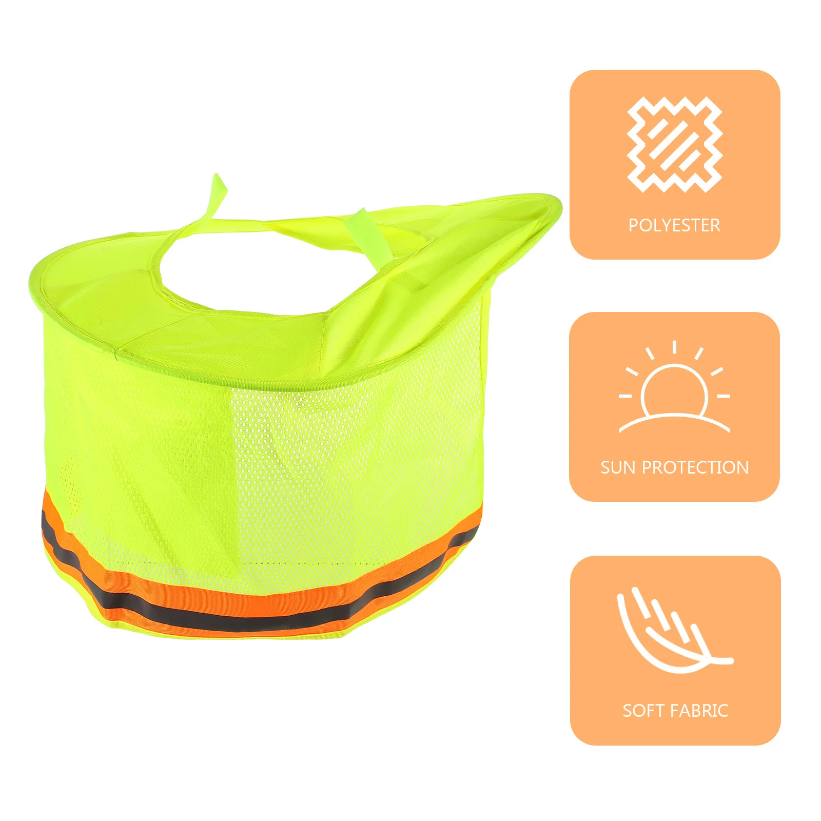 

Mesh Hat Cover with Reflective Edging for Easy Fold Storage and Use in Various Outdoor Activities Cover