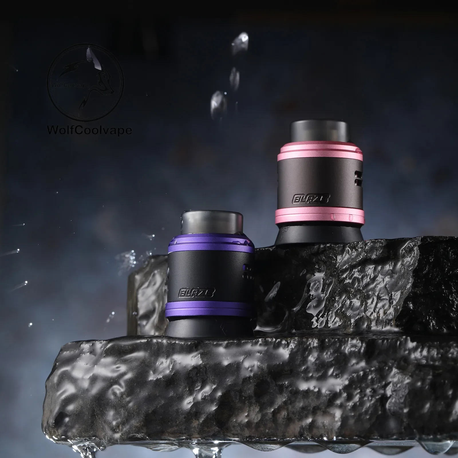 Thunder Cloud Blaze RDA Rebuildable Dripping Atomizer - Authentic, BF Pin, Single/Dual Coil, 24mm Diameter