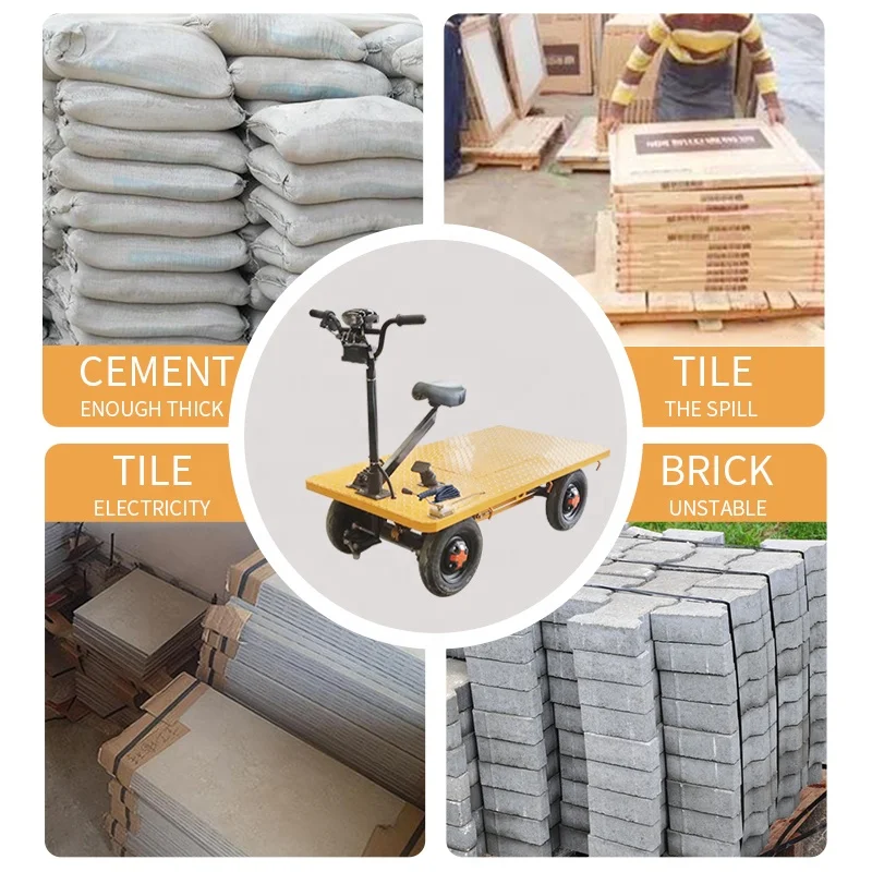 

4-Wheel electric mini car 1000W DC brushless motor 100 * 200cm