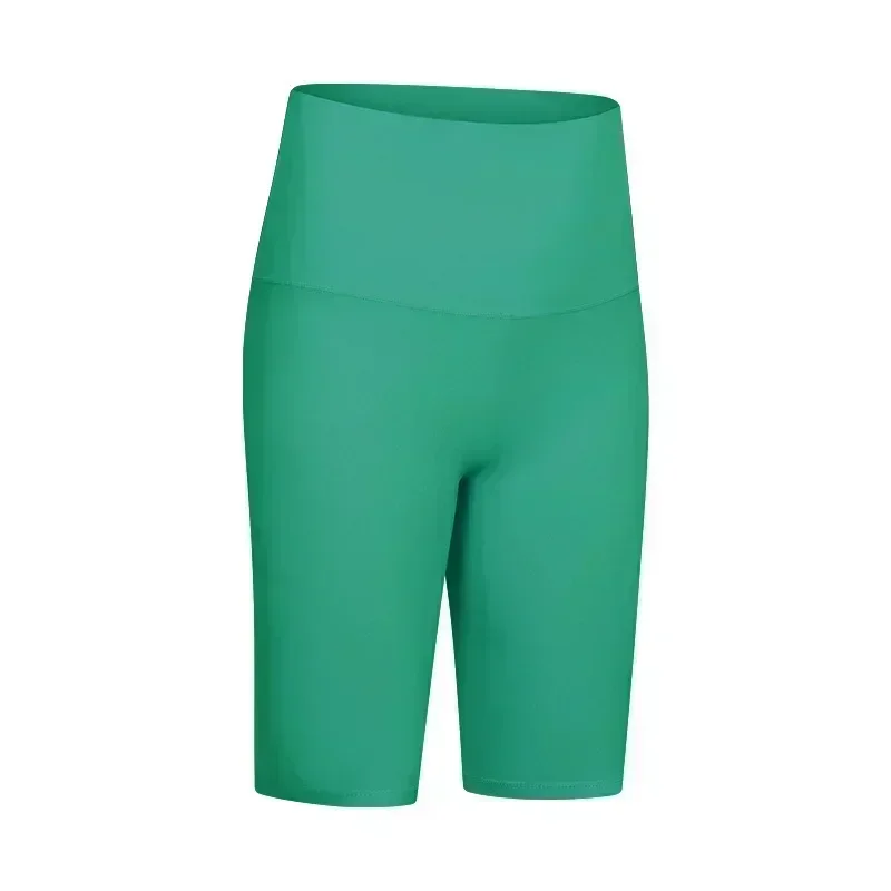 Lemon Align High Waist Shorts Apertados para Mulheres, Sem Linha Estranha, Yoga Running e Fitness, Alta Elástica, Secagem Rápida, Calças de 5 Pontos, 10"