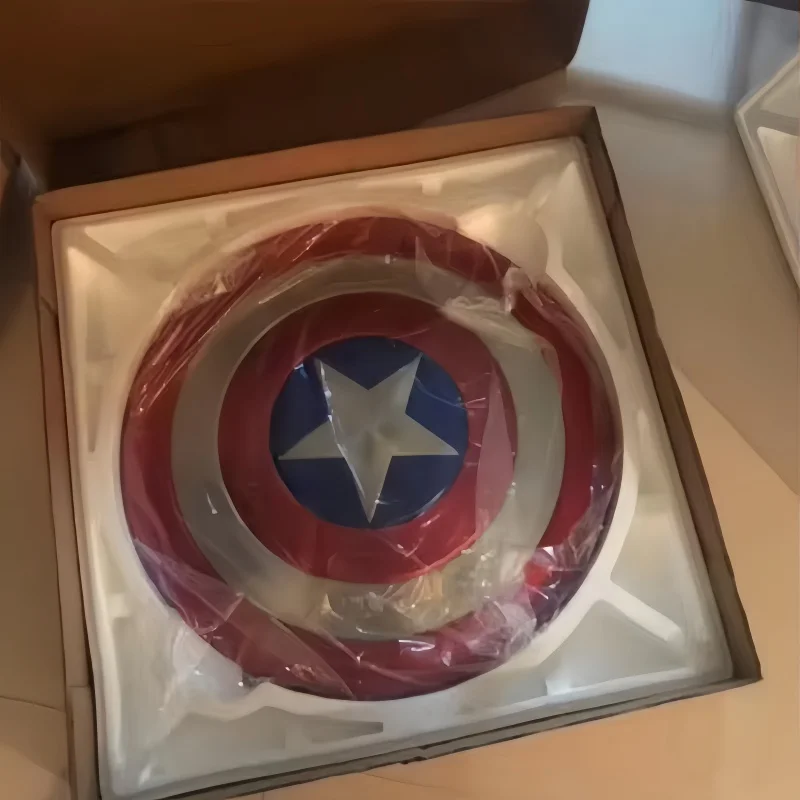 Full Metal Captain Shield Cosplay Prop Adults And Kids Halloween/Carnival/Christmas Super Hero Wea pon Home Decorat Gift