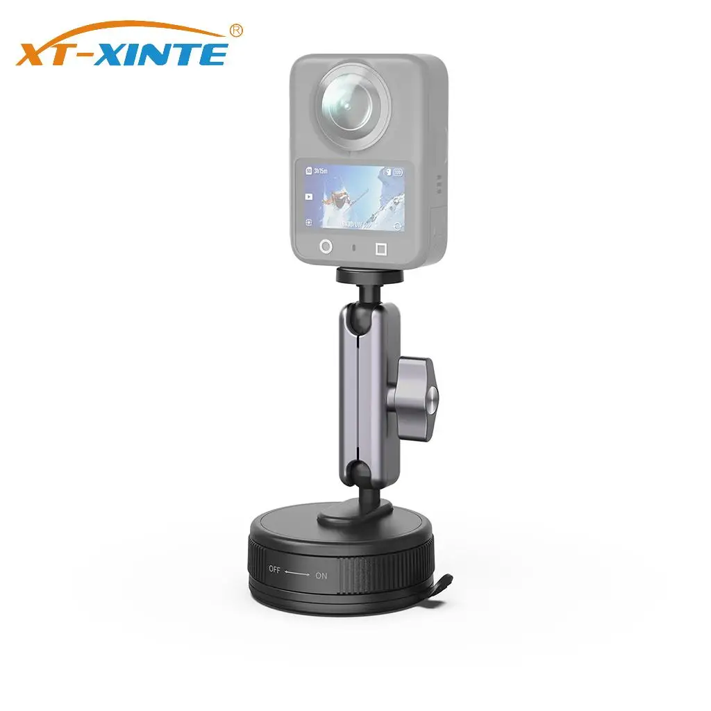 

Крепление для камеры на присоске с волшебным рычагом, быстросъемное автомобильное крепление с винтом 1/4 дюйма для Gopro Hero 13 12 для DJI 360 OSMO Insta360 X5 X4