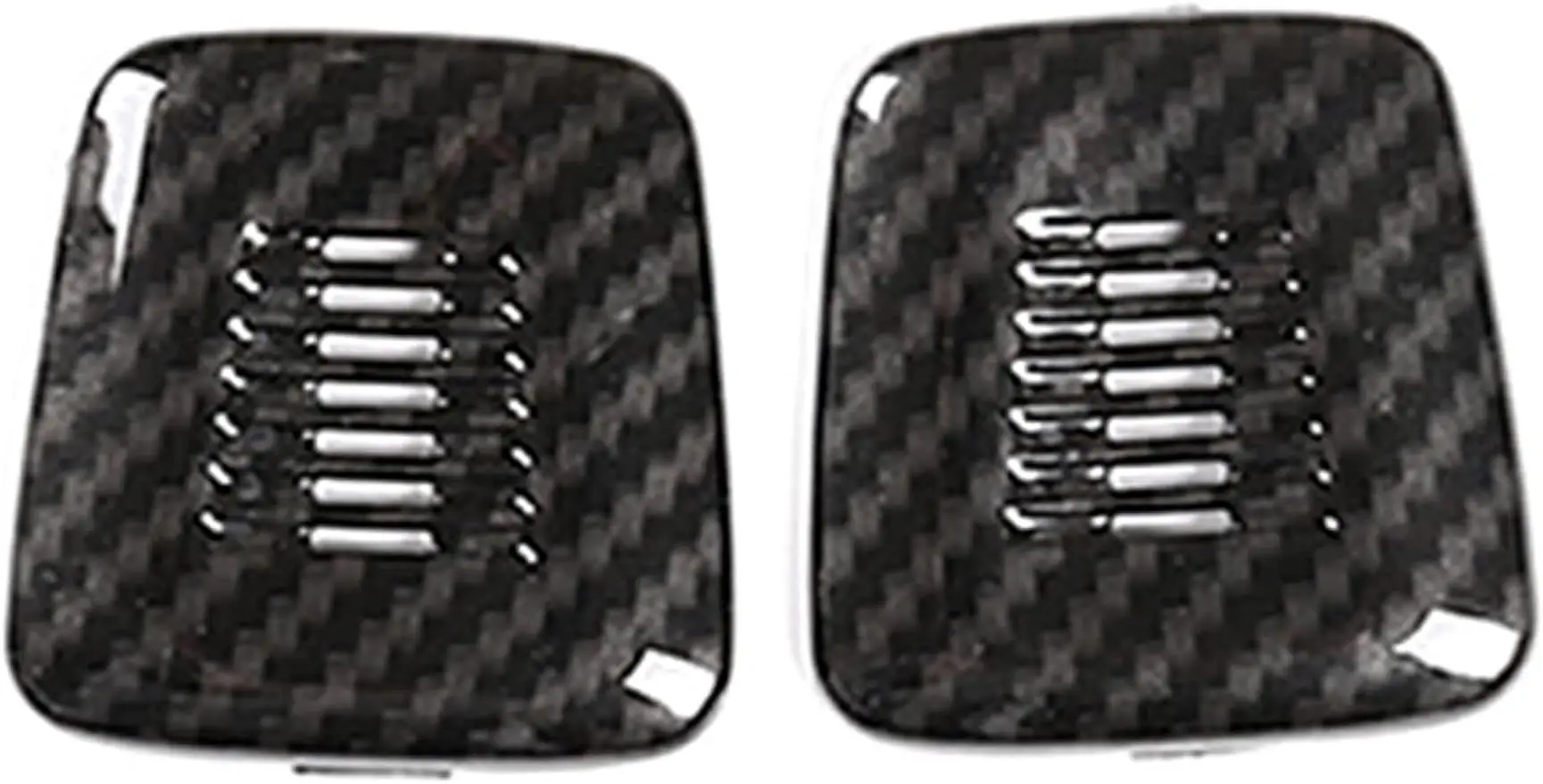 Carbon Silver  Fiber 2 piece Roof Microphone Cover Decoration Suitable For BMW F10 F20 F22 F30 F32 F25 F26 G30 G20