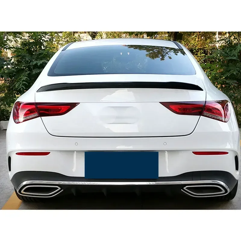 New! Spoiler for Mercedes Benz W118 CLA Class C118 2019-2022 Glossy Black CLA250 CLA200 CLA220 Rear Ducktail Wing Trunk Accessor