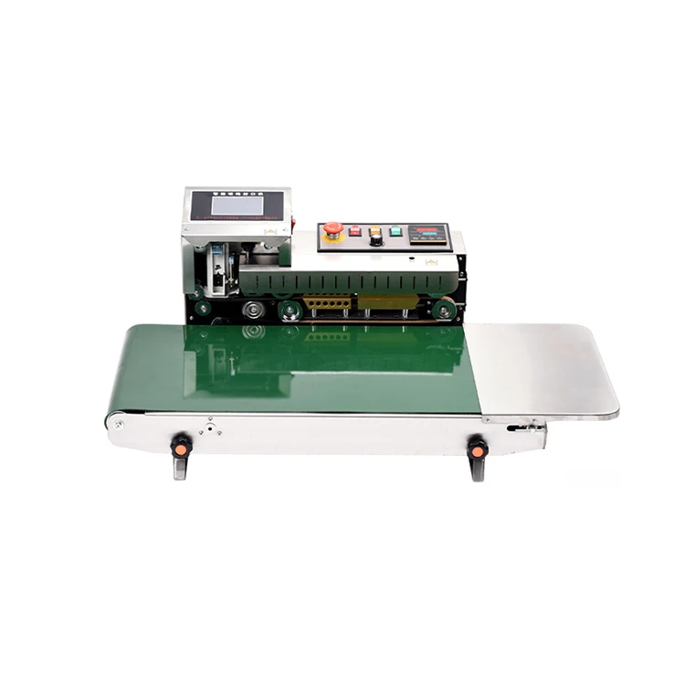 

QDMECH Full-Automatic Horizontal Continuous Band Sealer Machine Plastic Film Bags Heat Sealing Machine Factory Supply Directly