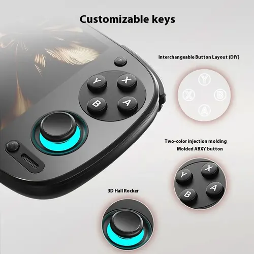 Imagen 2 del producto Retroid Pocket 5 SD865 5,5 pulgadas Oled HD pantalla Bluetooth 5,1 Android 5000mAh batería Android consola de juegos portátil