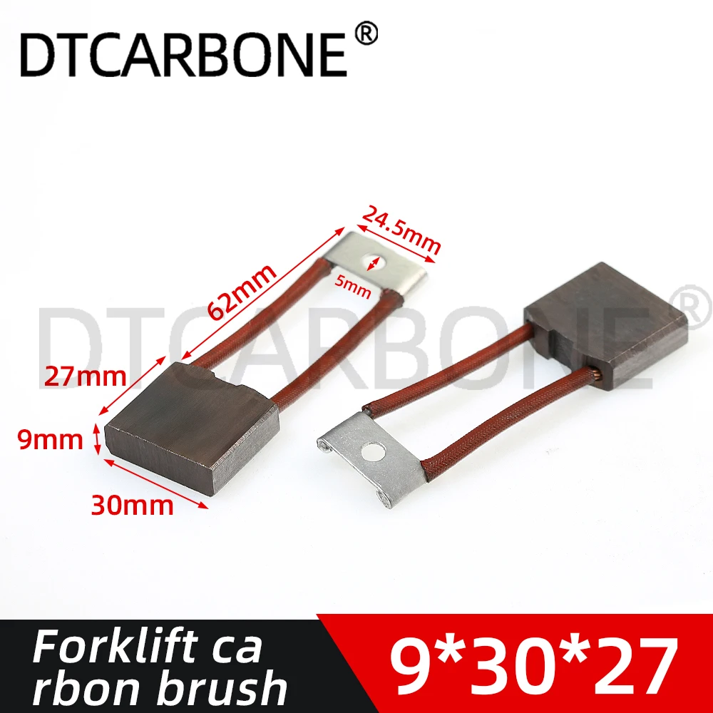 

4 шт. угольные щетки для электродвигателя DTCARBONE, подходящие для обслуживания двигателей угольной щетки для вилочного погрузчика