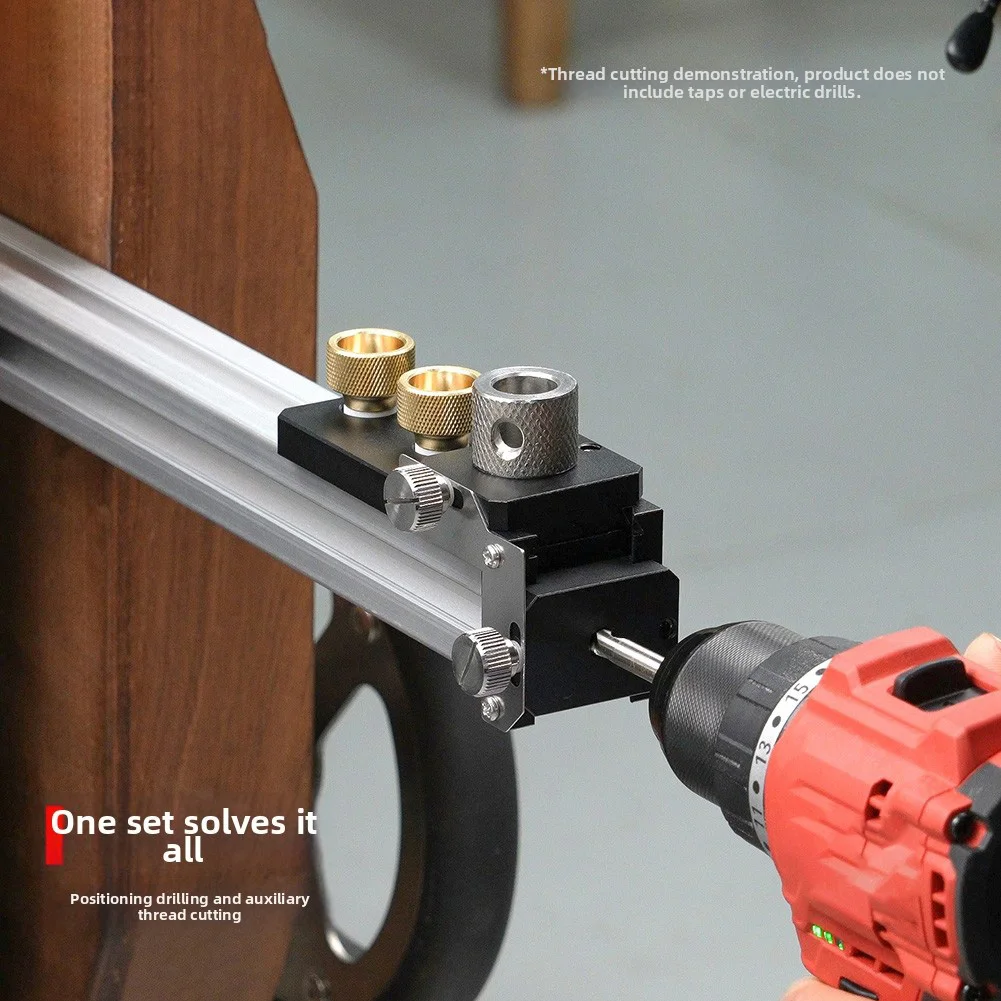Lightweight Aluminum Profile Drilling Tool Kit for M6 M8 Tapping on 20/30/40 L Shaped Profiles Precision Alignment