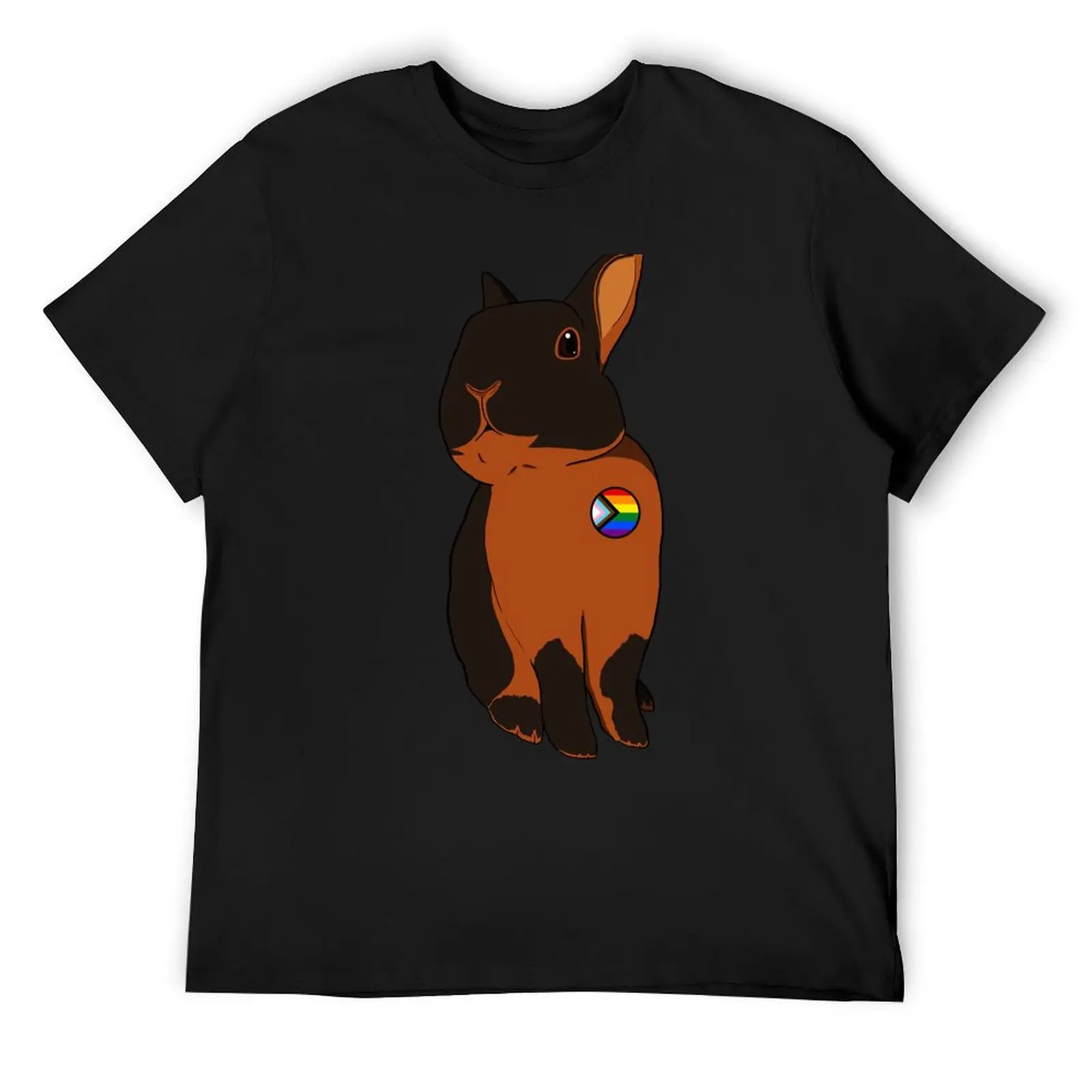 

Pride Bunny Tan Rabbit - Pride Progress T-Shirt graphics new edition rapper graphic tees mens fashion