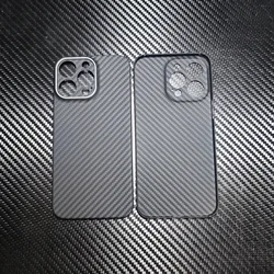 Real carbon fiber case for iphone 16 15 pro max Ultra Thin lens blue aramid fiber phone cover for iphone 16 15 pro carbon case