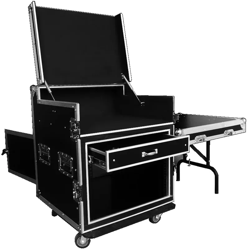Professional 16U Power Amplifier Chassis, Air Case, Cabinet, Mixer Shelf, Custom 8U6U12U Audio Stage Storage Box