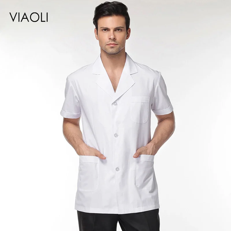 

Viaoli Work Beautician Mid Length Jackets Clothing Women Scrubs Salon Uniform Spa Uniforms Scrub Pants