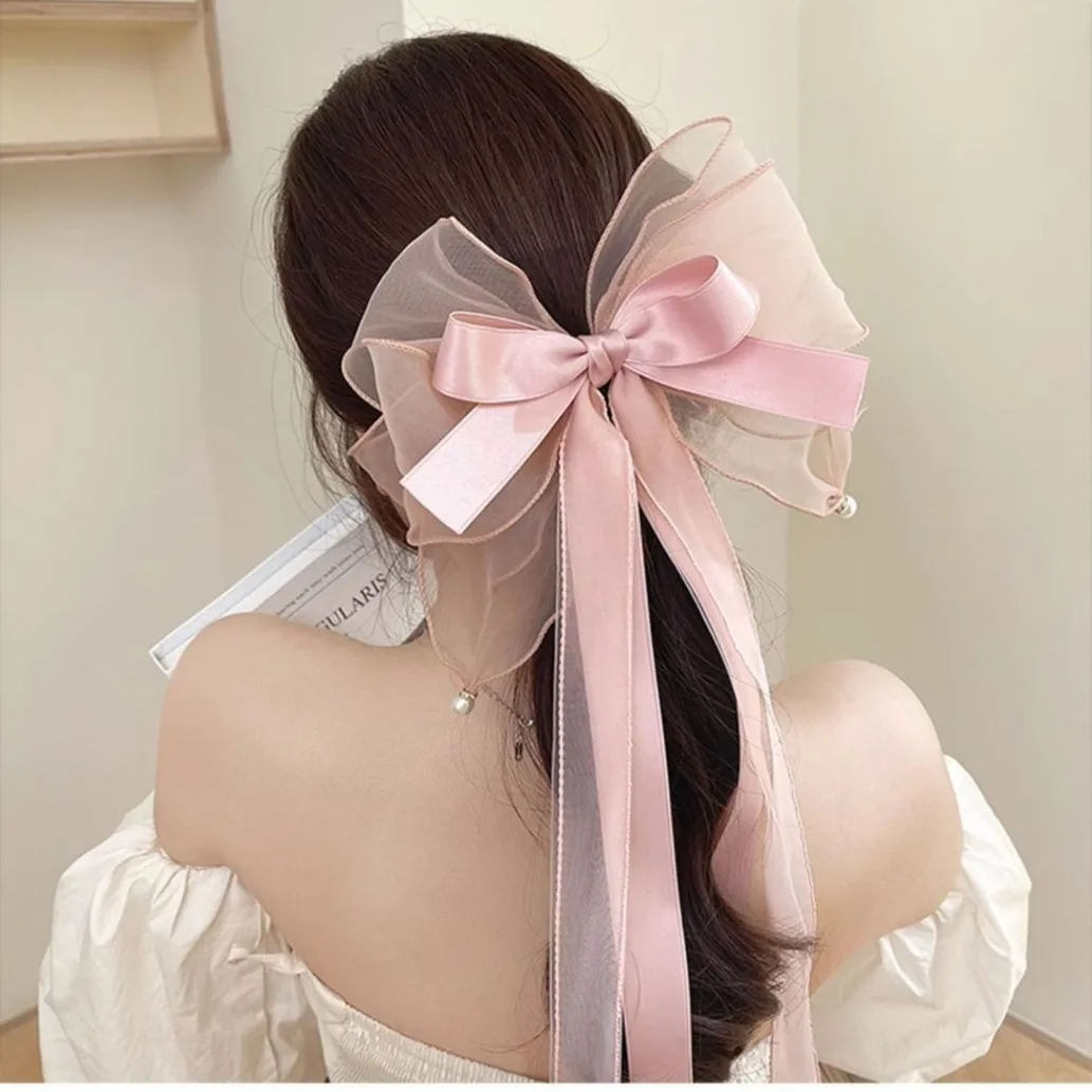

Spring clip female, new high-end oversized hairpin, back of head butterfly headgear, hair volume hairpin