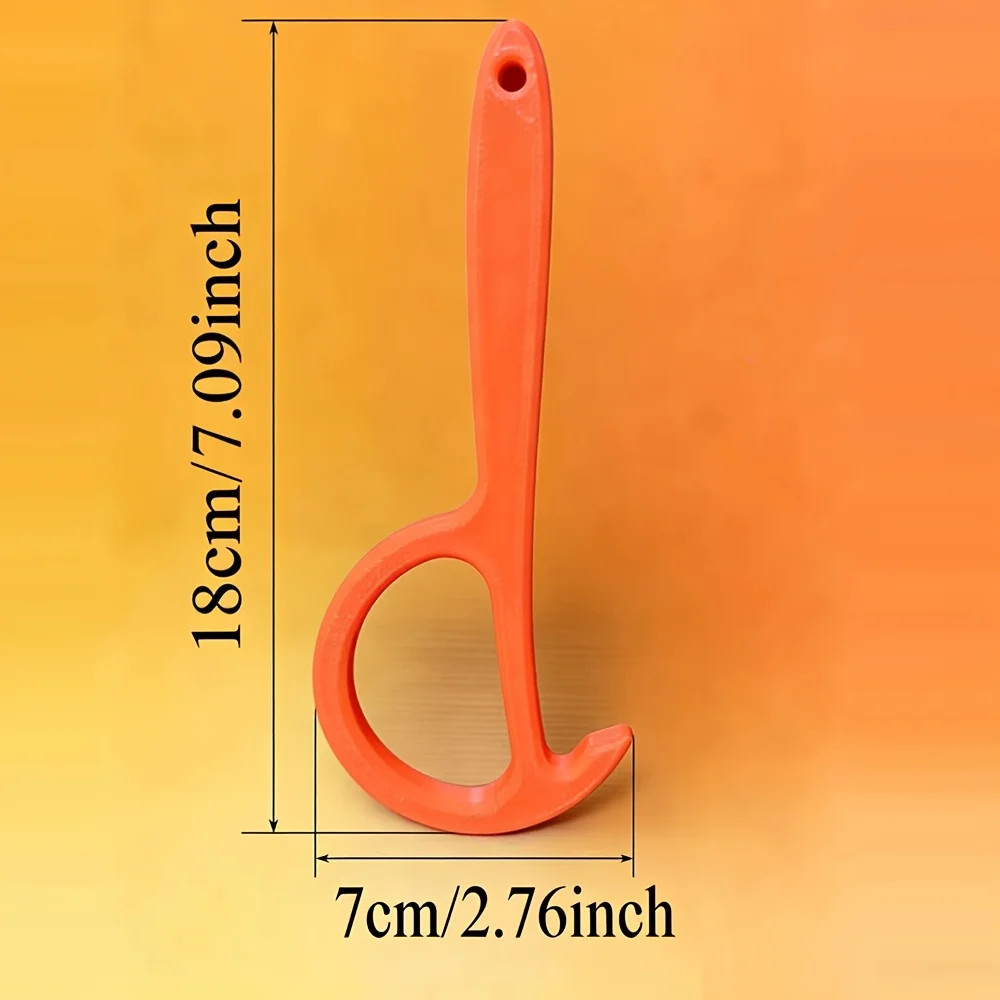 Can opener, anti-slip handle, plastic manual can opener, safe and easy to hold, durable plastic structure, kitchen can opener