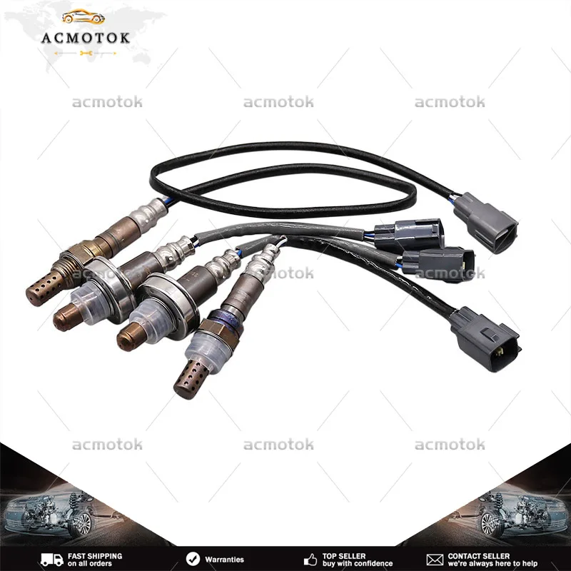 4PCS 234-9101 234-4138 234-4260 Upstream & Downstream Oxygen Sensor Lambda Sensor O2 Sensor For 2004 Lexus GX470 Toyota 4Runner