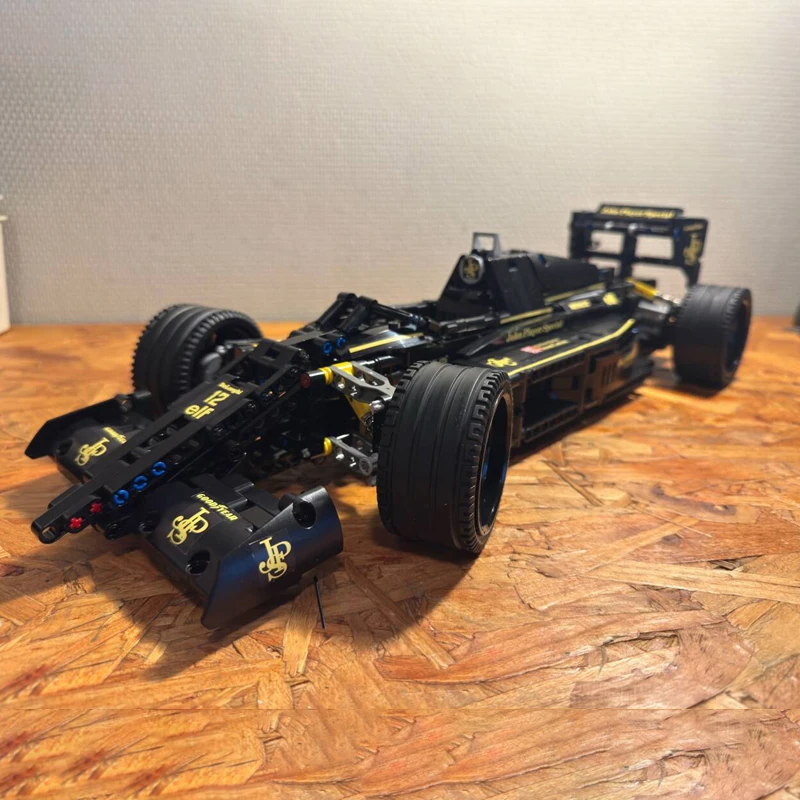 التقنية جون بلاير صيغة خاصة 1 سيارات السباق الكلاسيكية جيل واحد أسطورة المتسابق اللبنات نماذج ألعاب الطوب MOC