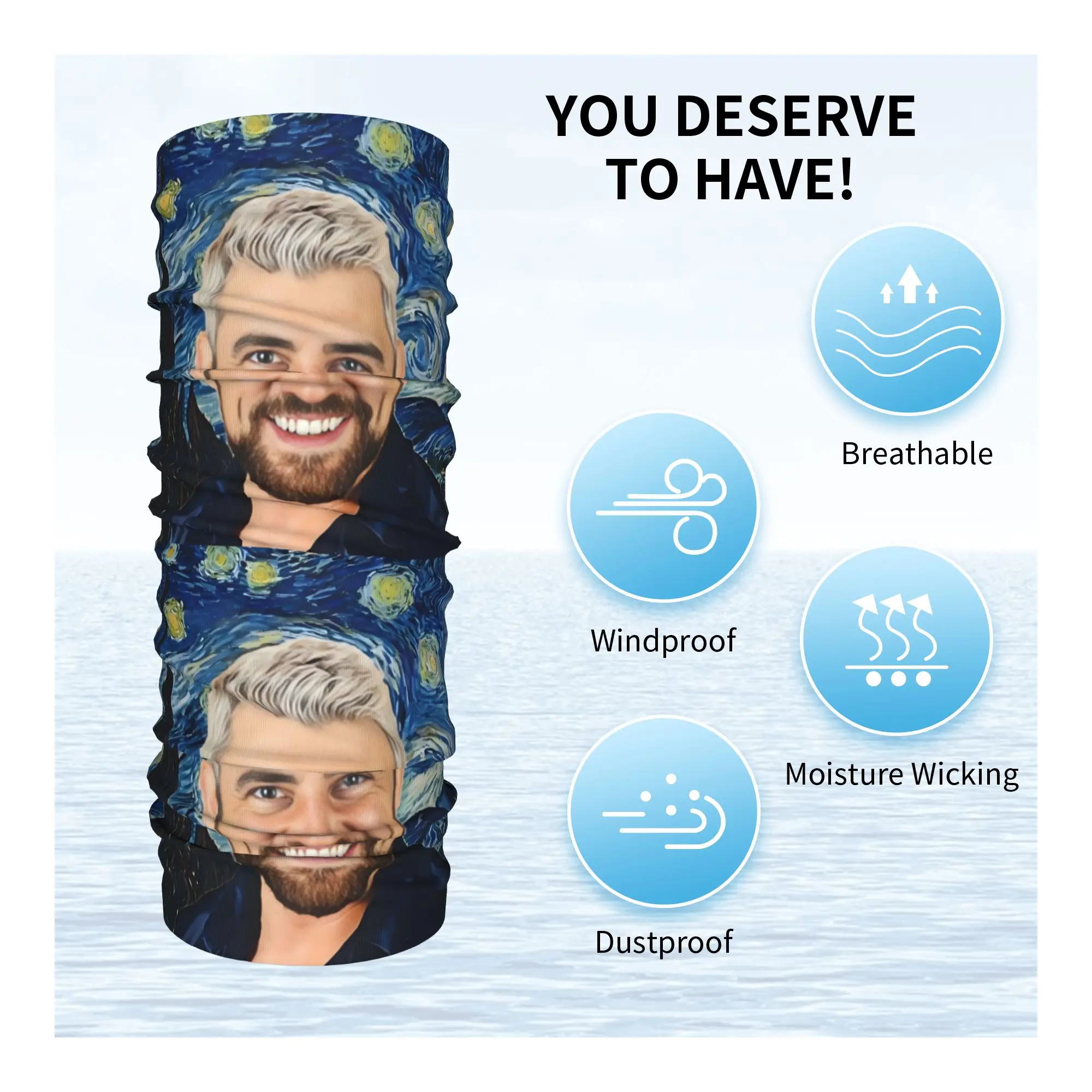 المصارع الاسكتلندي جو هندري باندانا الرقبة الجراب الأشعة فوق البنفسجية حماية الوجه وشاح غطاء بطل النجوم ليلة أغطية الرأس أنبوب بالاكلافا #3