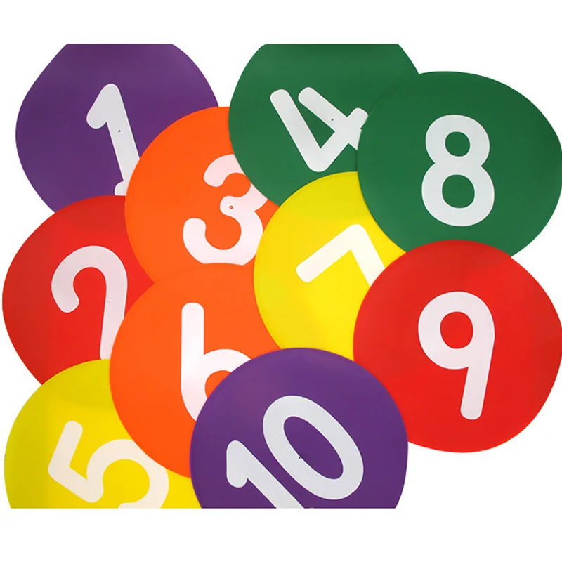 Numbered Spot Markers For Sports Basketball Football Training Adults Children Sensory Integration Toys Hopscotch Floor Mat