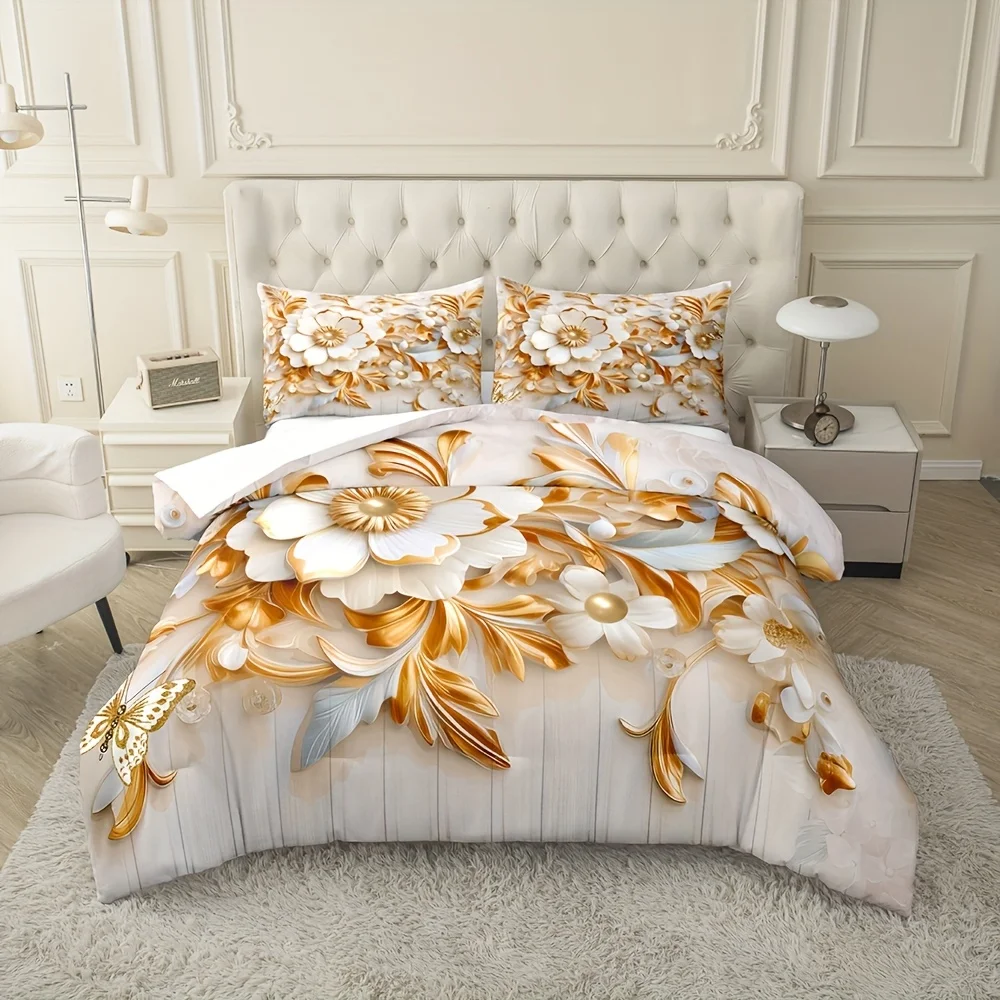 ensemble-de-housse-de-couette-florale-elegante-3-pieces-broderie-doree-3d-respirant-100-polyester-literie-fermeture-a-glissiere