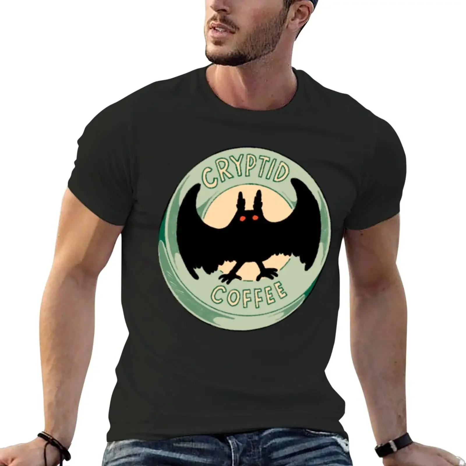 

Cryptid T-Shirt vintage clothes oversizeds animal prinfor boys mens t shirts casual stylish