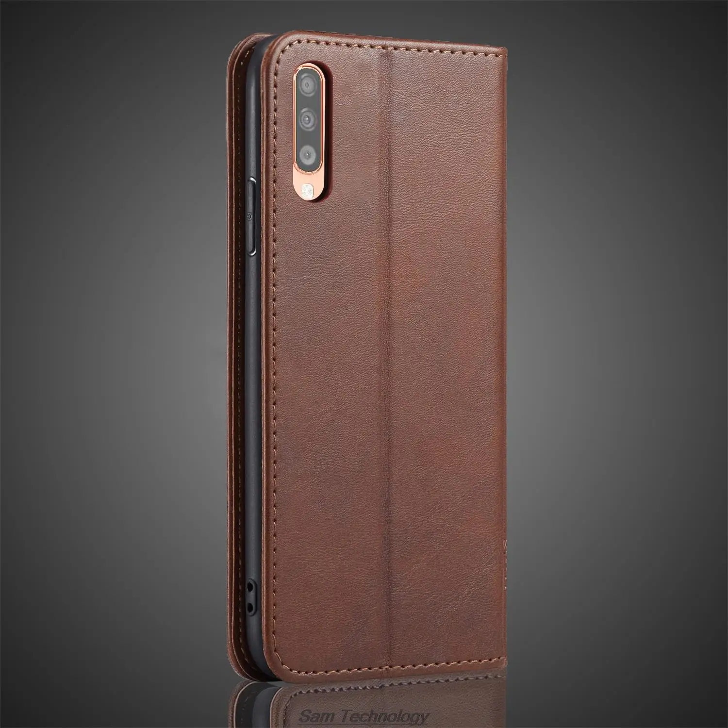 حافظة جلدية جذابة مغناطيسية لهاتف سامسونج جالاكسي A70 A 70 حافظة بغطاء قلاب ومحفظة وحقائب هاتف Fundas Coque