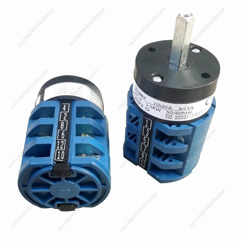 Forward Reverse Conversion Switch for Tire Changer, 220V/380V 25A 5.5W 50/60Hz Control Fitting