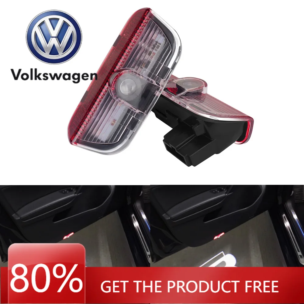 

Проекторы логотипа R для Volkswagen, подсветка дверей VW, проекционная подсветка R Ghost Shadow для VW Passat, Touareg, Tiguan, Jetta, Toua