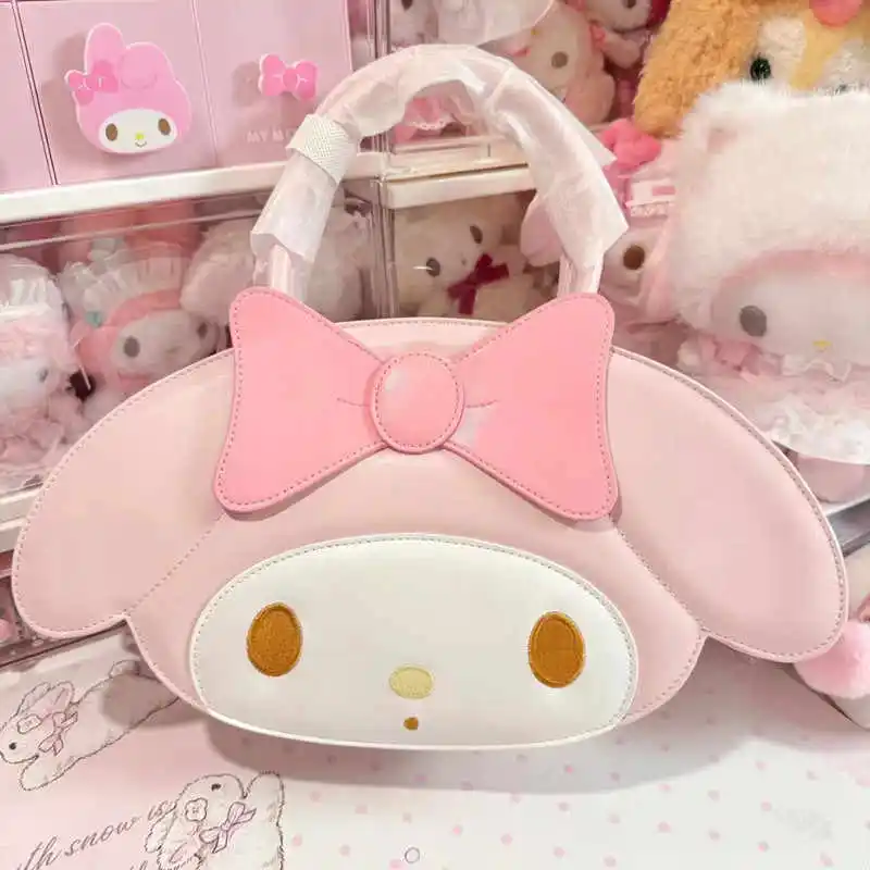 

Hot New Anime My Melody Kawaii Cartoon Pu Leather Messenger Handbag Bag Shoulder Girls Bag Custom Birthday Gift