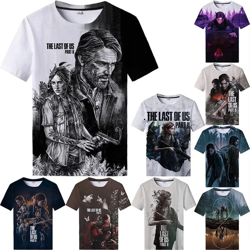 

Summer popular TV drama character creative 3D printed horror and stimulating personality fashionable T-shirt