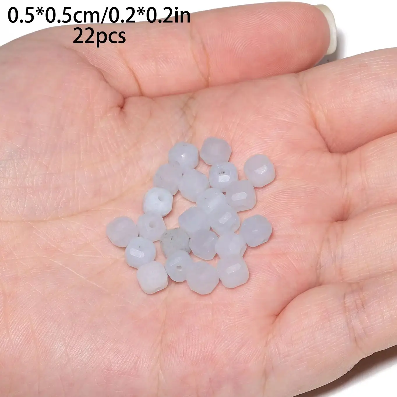 5mm Faceted Cube Beads Natural Amazonite Amethyst Apatite Garnet Square Spacer Bead For Jewelry Making Diy Bracelets Accessories