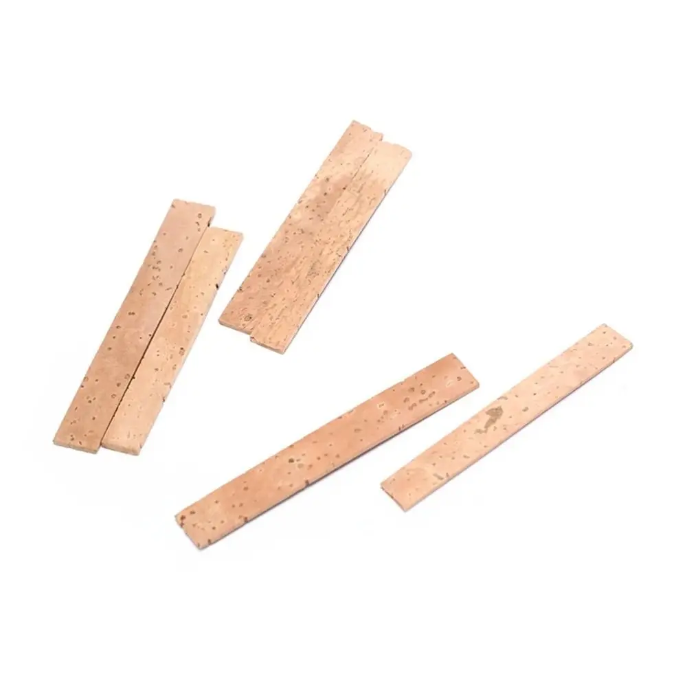 4PCS/Set Natural Cork Clarinet Neck Cork Repair Replacement Musical Instrument Parts Clarinet Interface Sax Joint Corks Sheets