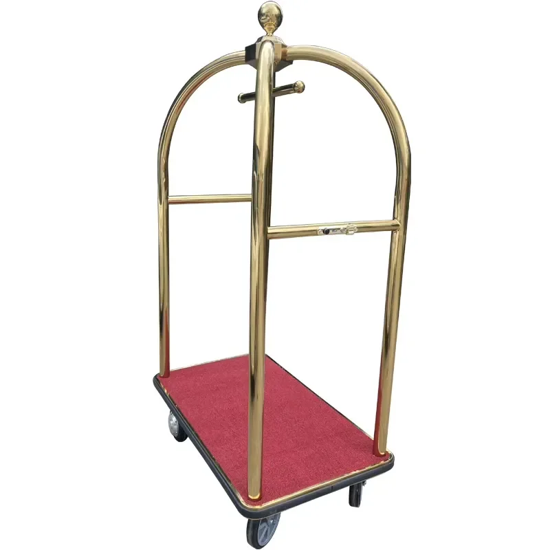 Electric Hotel Trolley Stainless Steel 300kg Capacity Quiet Ergonomic Service Cart For Luxury Housekeeping Modern Eco