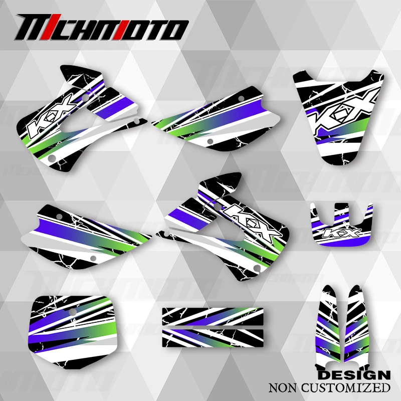 

MCHMFG For KAWASAKI KX KX85 1998 1999 2000 2001-2013 Graphics Decals Stickers Motorcycle Background Custom