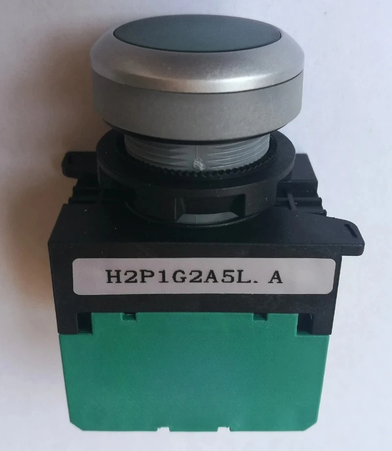 Hotel kitchenware gas stove start ignition switch EMA with self-locking 2swa button h2p1g2a5l. A green