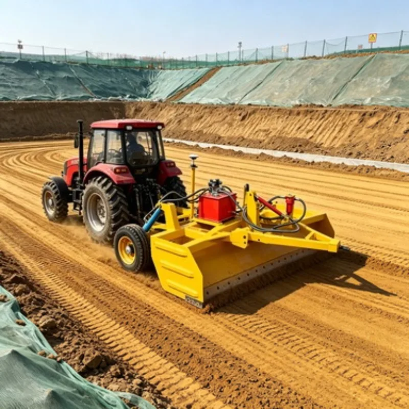 Laser Land Leveler with Wheels Agriculture Other Farm Machines Laser Grader for Sale Compact Tractor‑Towed Laser Leveler