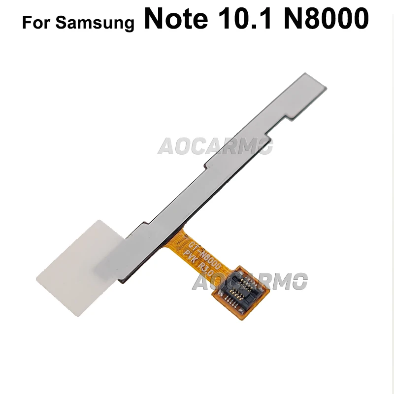 Aocarmo For Samsung Galaxy Note 10.1 N8000 Power On Off + Volume Button Flex Cable Replacement Parts