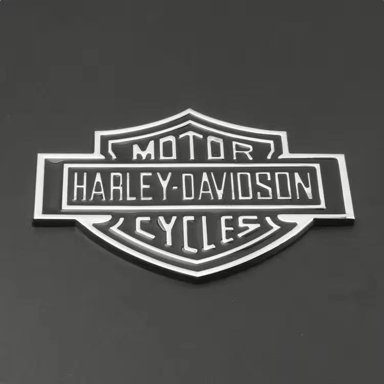 1 قطعة ثلاثية الأبعاد ستيريو الجسم المعدني ملصقات الدراجات النارية الزخرفية شارة تعديل ل هارلي ديفيدسون إلكترا الإنزلاق الترا الكلاسيكية ملحق