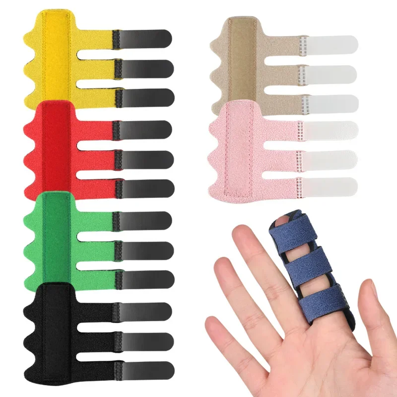 Pain Relief Trigger Finger Fixing Splint Straighten Brace Adjustable Sprain Dislocation Fracture Finger Splint Corrector Support