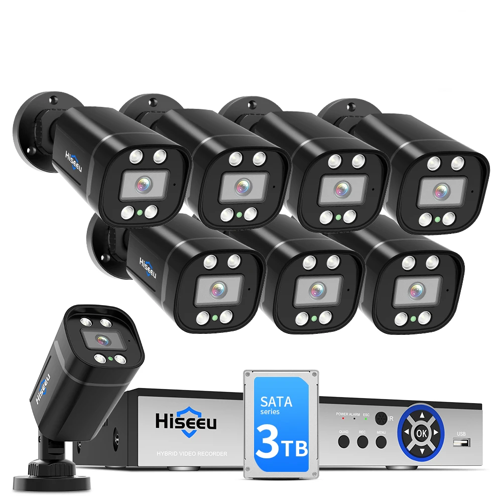 

Высокое качество 5MP 8-канальная наружная система видеонаблюдения AHD безопасная система видеорегистратора и комплект камеры