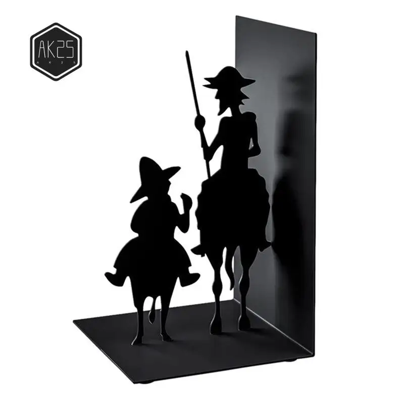 AK25-الحديد الشكل الدفتين قراءة كتاب دعم الرجعية عدم الانزلاق كتاب ينتهي السدادات للأرفف ديكور المنزل مكتب سطح المكتب #1